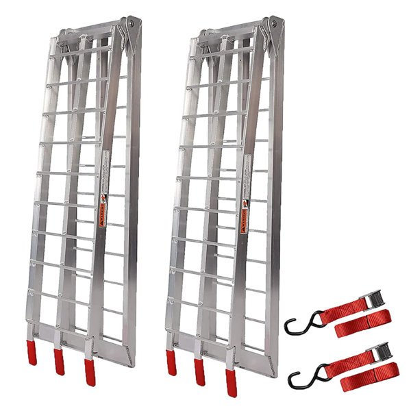 ACEM 1500Lbs Capacity Aluminum Foldable Truck Ramp (Set Of 2) Wayfair